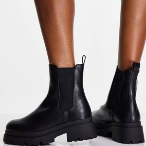 ASOS Chunky Chelsea Boots - Design Archer Wide Fit